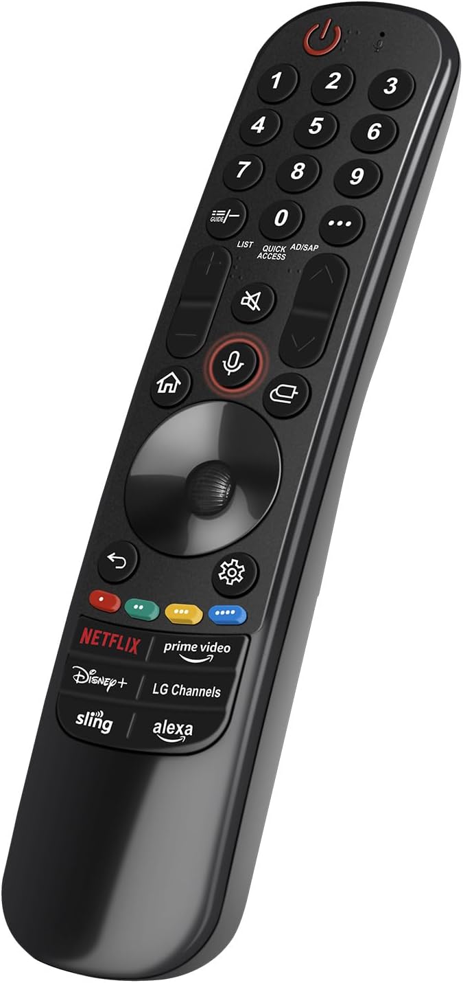 Magic Remote for LG-Smart-TV-Remote-Control-Replacement with Pointer and Voice Function,Compatible with LG 2021/2022/2023/2024 UHD OLED QNED NanoCell 4K 8K Smart TV