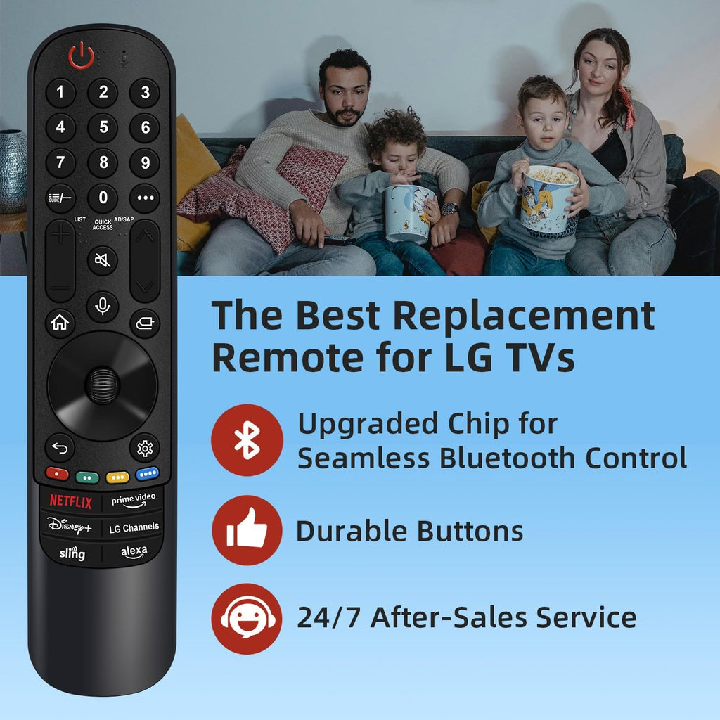 Magic Remote for LG-Smart-TV-Remote-Control-Replacement with Pointer and Voice Function,Compatible with LG 2021/2022/2023/2024 UHD OLED QNED NanoCell 4K 8K Smart TV